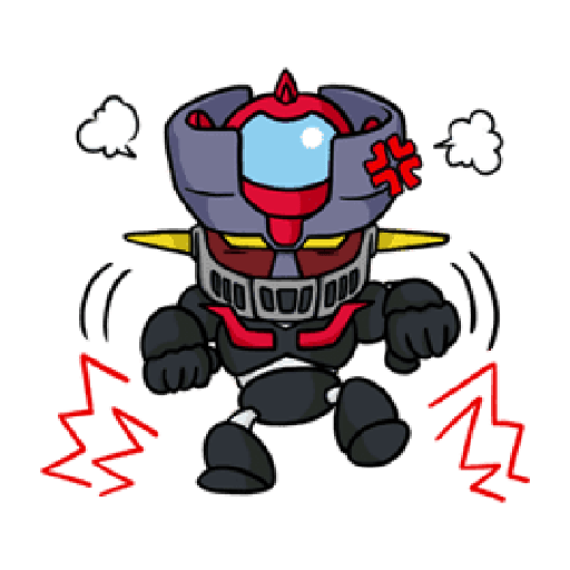 Mazinger Z Sticker For Line Whatsapp Android Iphone Off