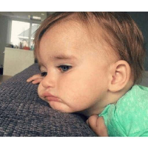 Bebé triste 1