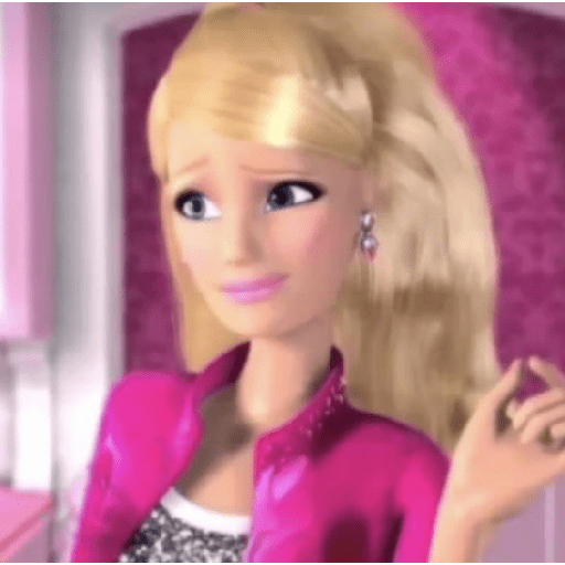 Barbie Girl Mood🌺❤️2 - WASticker