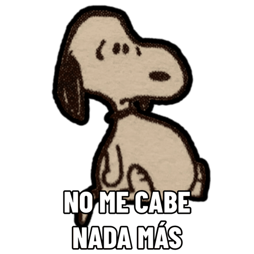 🐾STICKERS DE SNOOPY🐾 8
