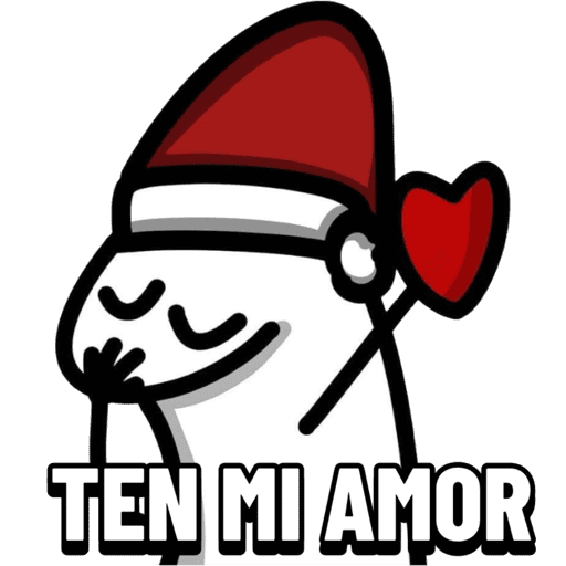 STICKERS FLORK NAVIDAD🤍💚 9
