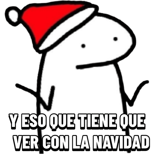 STICKERS FLORK NAVIDAD🤍💚 6