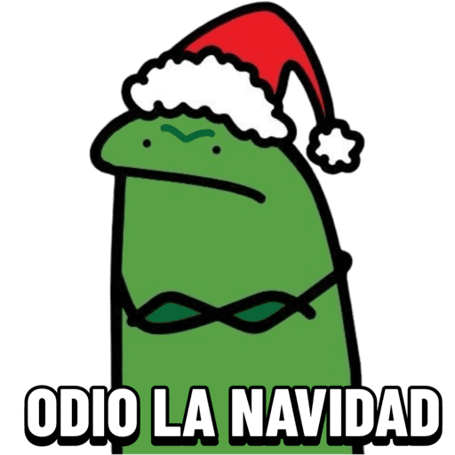 STICKERS FLORK NAVIDAD🤍💚 2