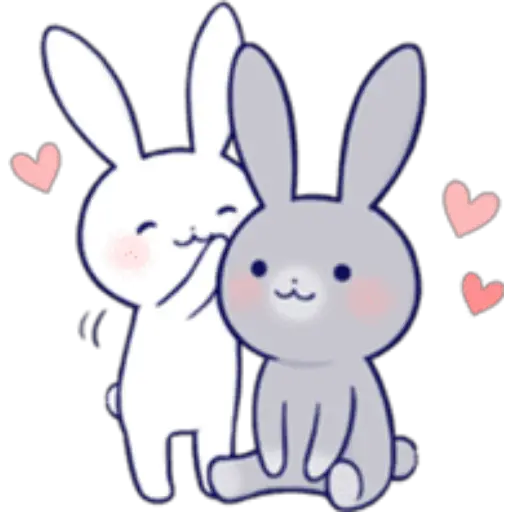 Lovely Rabbit sticker