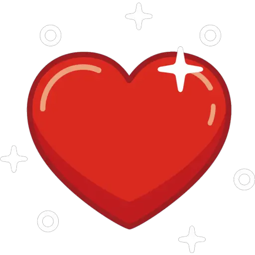 Corazones Amor sticker