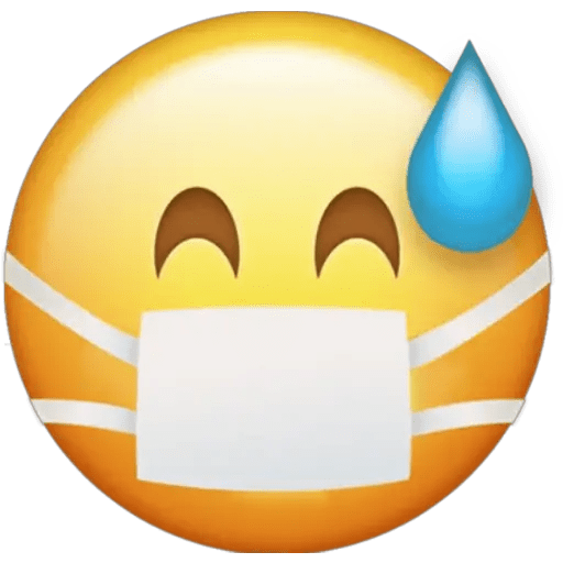 Sick Emoji sticker