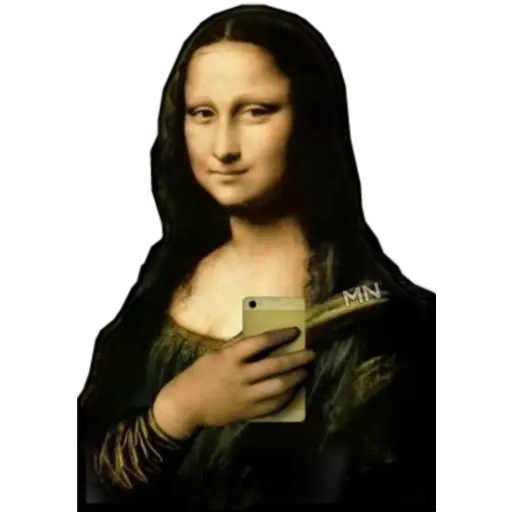 Mona Lisa sticker