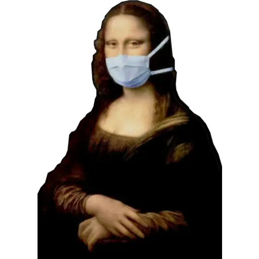 Mona Lisa sticker