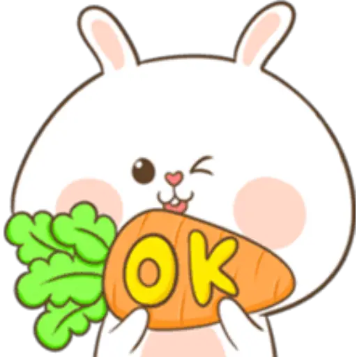 Cute Bunny sticker