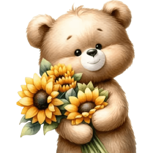 Ursos e flores 4