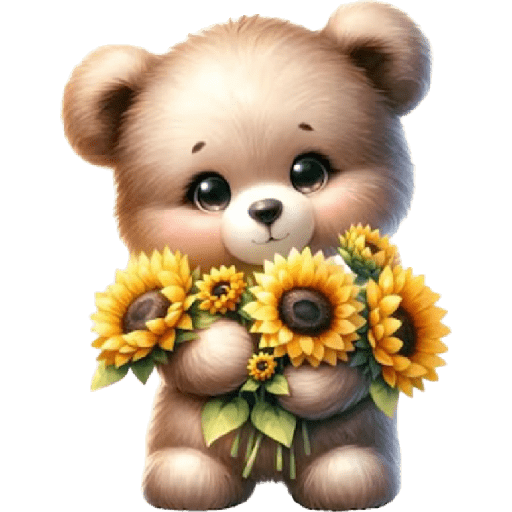 Ursos e flores 5