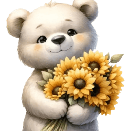 Ursos e flores 6
