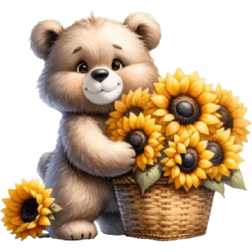 Ursos e flores 9