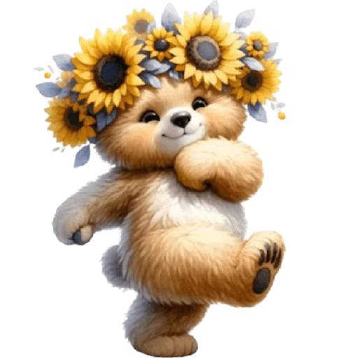 Ursos e flores 10
