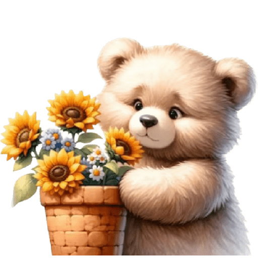 Ursos e flores 20