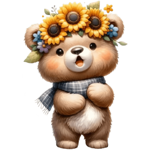 Ursos e flores 11