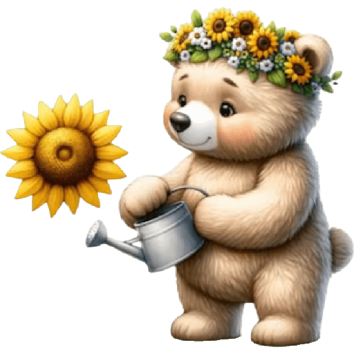 Ursos e flores 12
