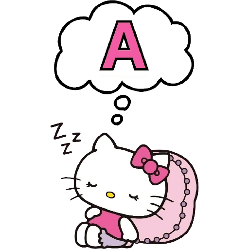 Hello Kitty dreaming 💭