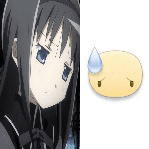 Sayaka and homura icons 25