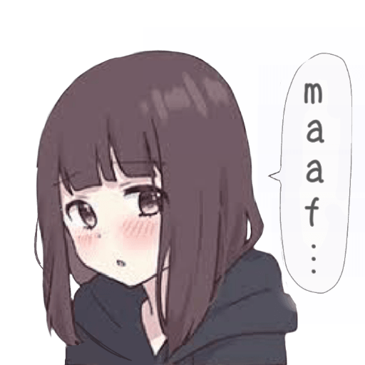 Anime Menhera chan sad why | Sticker