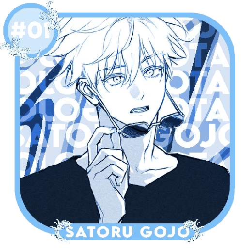 ㅤㅤㅤsatoru gojo 1ㅤ❟ 7
