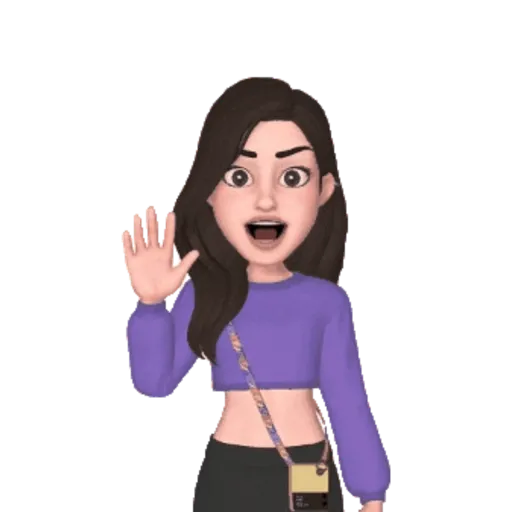 GIF KARTUN CEWEK 2