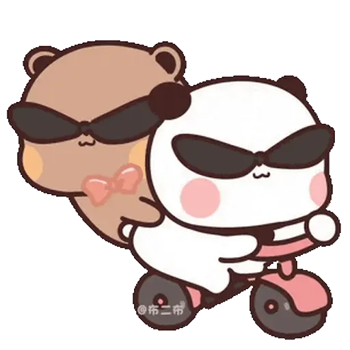 Bubu y Dudu sports3️⃣ 🐻❤️🐼