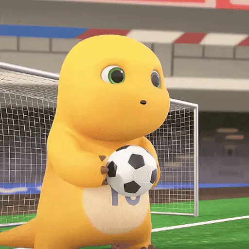 ⭐⚽ Nailong Dino Kuning 🦖🌿2 5