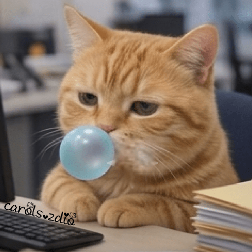 Gatos trabajando 🖥️⌨️🐈😾 10