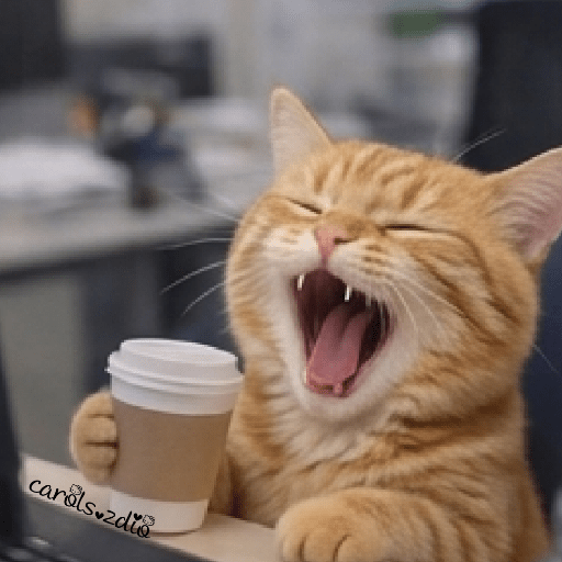 Gatos trabajando 🖥️⌨️🐈😾 3