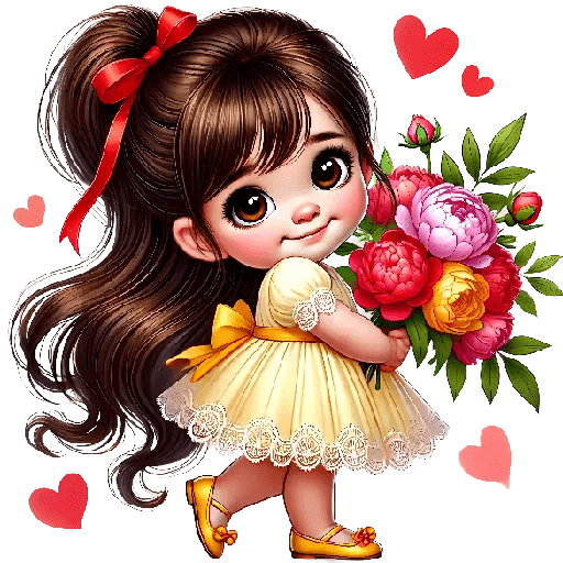 ❤️🎀 Niñas San Valentín 🎀❤️