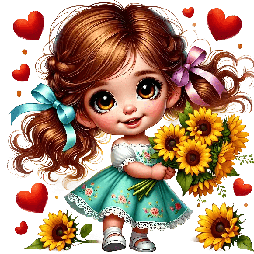 ❤️🎀 Niñas San Valentín 🎀❤️