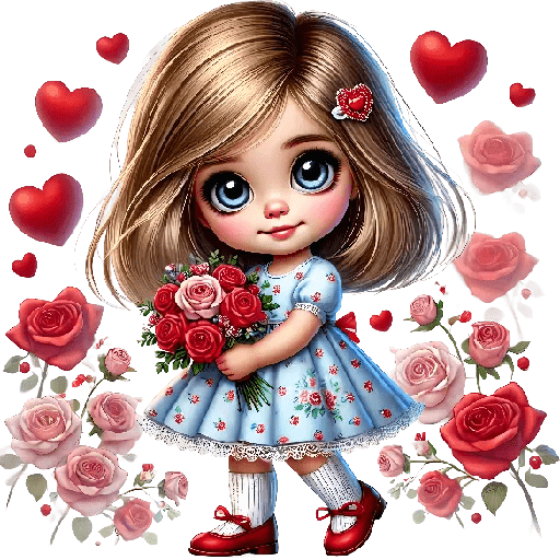 ❤️🎀 Niñas San Valentín 🎀❤️