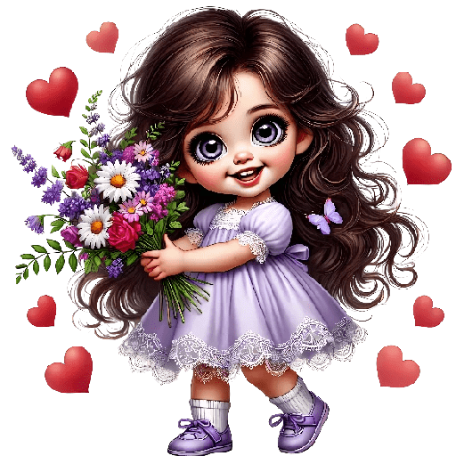 ❤️🎀 Niñas San Valentín 🎀❤️