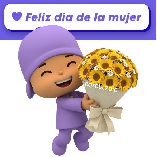 💜🪻Pocoyó Día de la Mujer 8M🪻 8
