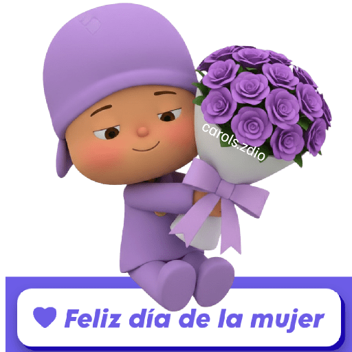 💜🪻Pocoyó Día de la Mujer 8M🪻 7