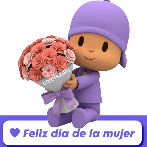 💜🪻Pocoyó Día de la Mujer 8M🪻 5