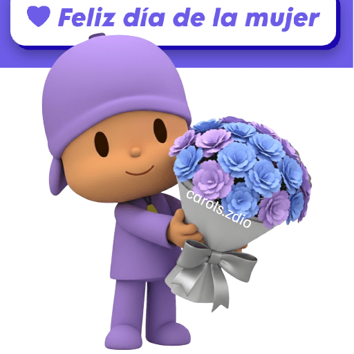 💜🪻Pocoyó Día de la Mujer 8M🪻 4