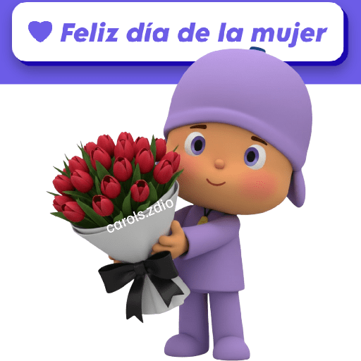 💜🪻Pocoyó Día de la Mujer 8M🪻 3