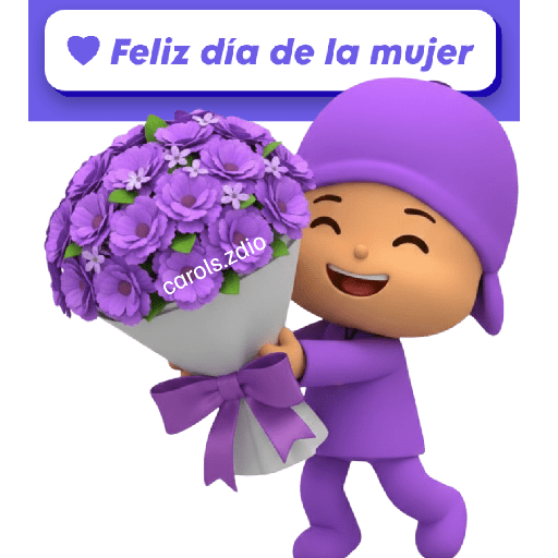 💜🪻Pocoyó Día de la Mujer 8M🪻 2
