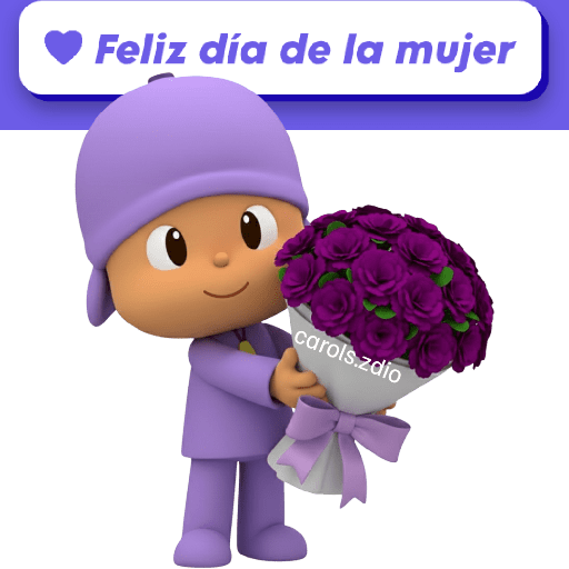 💜🪻Pocoyó Día de la Mujer 8M🪻 15