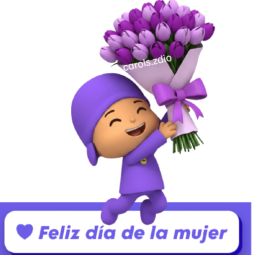 💜🪻Pocoyó Día de la Mujer 8M🪻 11