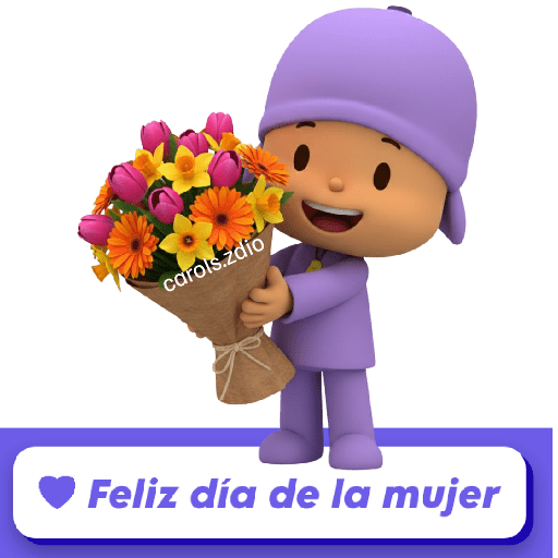 💜🪻Pocoyó Día de la Mujer 8M🪻 10