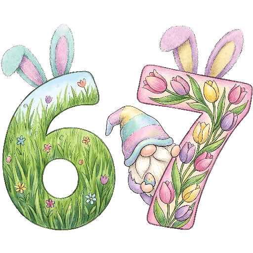 🥕 Six Seven 67 Easter 🐰