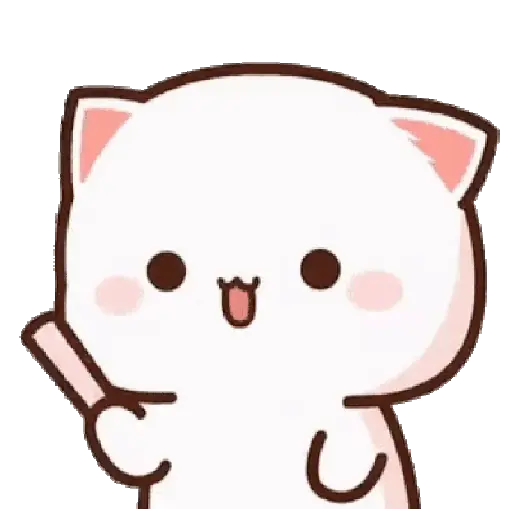Mochi Peach y Goma Cat 🤍💕🩶 12