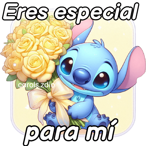 🌻🌼 Stitch Flores Amarillas 🌼🌻