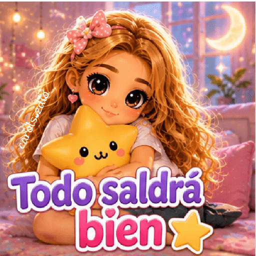 Niña Kawaii 💖✨Frases/texto 16