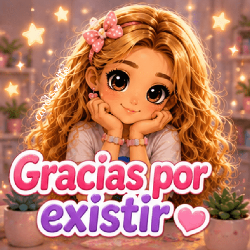 Niña Kawaii 💖✨Frases/texto 15