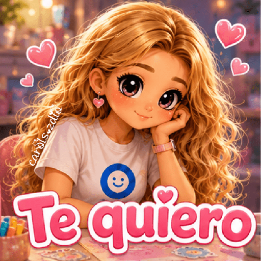 Niña Kawaii 💖✨Frases/texto 4