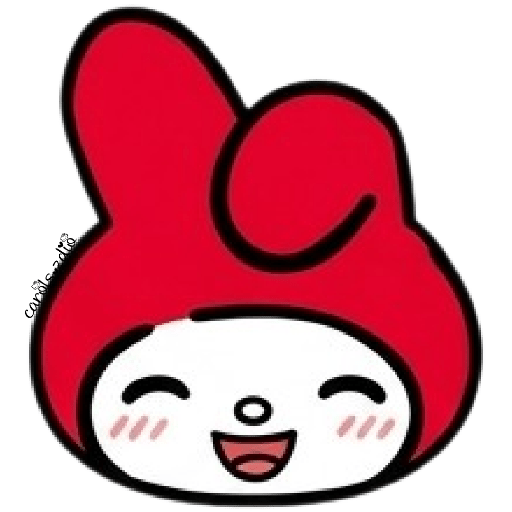 ❤️ Emojis My Melody Rojo ❤️